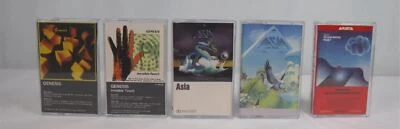Cassette Tape Lot x5 ASIA Self Titled Alpha ALAN PARSONS PROJECT Best Of GENESIS - Image 1 of 4