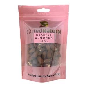 ALMONDS ROASTED & FLAVOURED FREE PP - (150 g- 2 Kg) - The Dried Natural - Picture 1 of 4