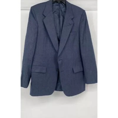 Christian Dior Monsieur Men's Blue Wool Blazer Size L Business Classic Designer - Image 1 of 4