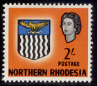 Northern Rhodesia Qeii Sg84, 2S Orange, M Mint.