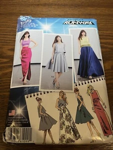 Simplicity #S0414/1099 Project Runway Skirt & Top Pattern Sz P5 12-20- UNCUT - Picture 1 of 4