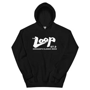 Felpa con cappuccio unisex THE LOOP Chicago's Classic Rock 97.9 - Foto 1 di 17