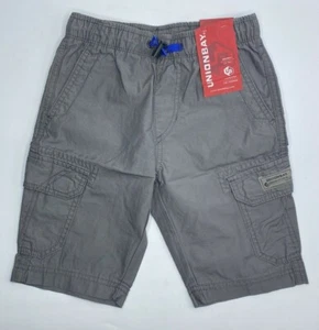 Boys Size XS(5/6) UNIONBAY Youth Cargo Shorts Grey Goose Summer New - Picture 1 of 4