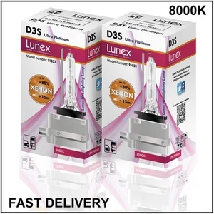 2 x D3S LUNEX XENON HID LAMPADINE compatibile con 66340 9285304244 UPT 8000K - Imagen 1 de 1