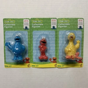 2001 Sesame Street Workshop Collectable Figurine Lot Of 3 - Picture 1 of 5
