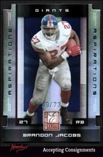 2007 Donruss Elite Aspirations #65 Brandon Jacobs 49/73 GIANTS