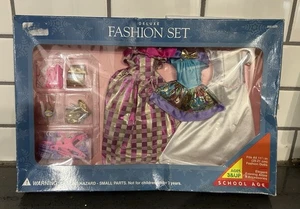 Vintage Deluxe Fashion Set Evening Attire Playskool 11.5in Barbie Dolls Dresses - Picture 1 of 5