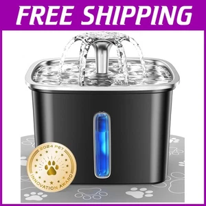 Edelstahl Katzenbrunnen, LED-Licht, 95 Unzen Kapazität - Bild 1 von 11