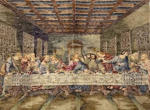 Leonardo da Vinci THE LAST SUPPER Jesus Needlepoint Tramme Kit 32.5" x 24" 6008 - Picture 1 of 6