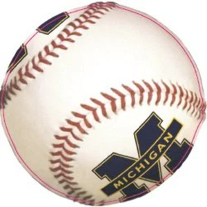 3 Inch University of Michigan Baseball Helmet Wolverines UM U-M U of M Logo Remo - Picture 1 of 1