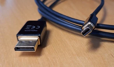 DeLock 2m Kabel Mini DisplayPort 1.2  auf DisplayPort Kabel Adapterkabel DP  - Bild 1 von 3
