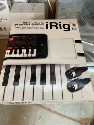 iRig MIDI Interface for iPhone iPod touch iPad Pro Audio | Piano Synth Keyboard - Image 1 of 3