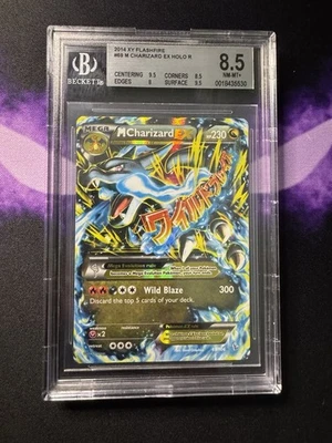 2014 Pokemon XY Flashfire Mega Charizard EX #69 BGS 8.5 NM-MT+ - Image 1 of 4