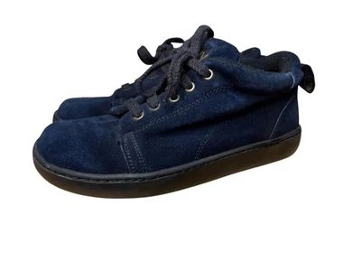 Zapatos para mujer Wolky de gamuza talla 7 azules con cordones logotipo parte superior baja informales cómodos” Foto 1 de 4