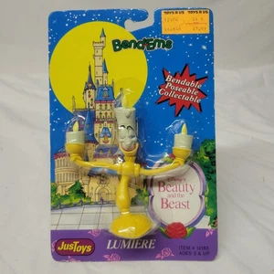 Candelabro Lumiere juguete BEND EMS Disney La Bella y la Bestia años 90 nuevo  - Imagen 1 de 10
