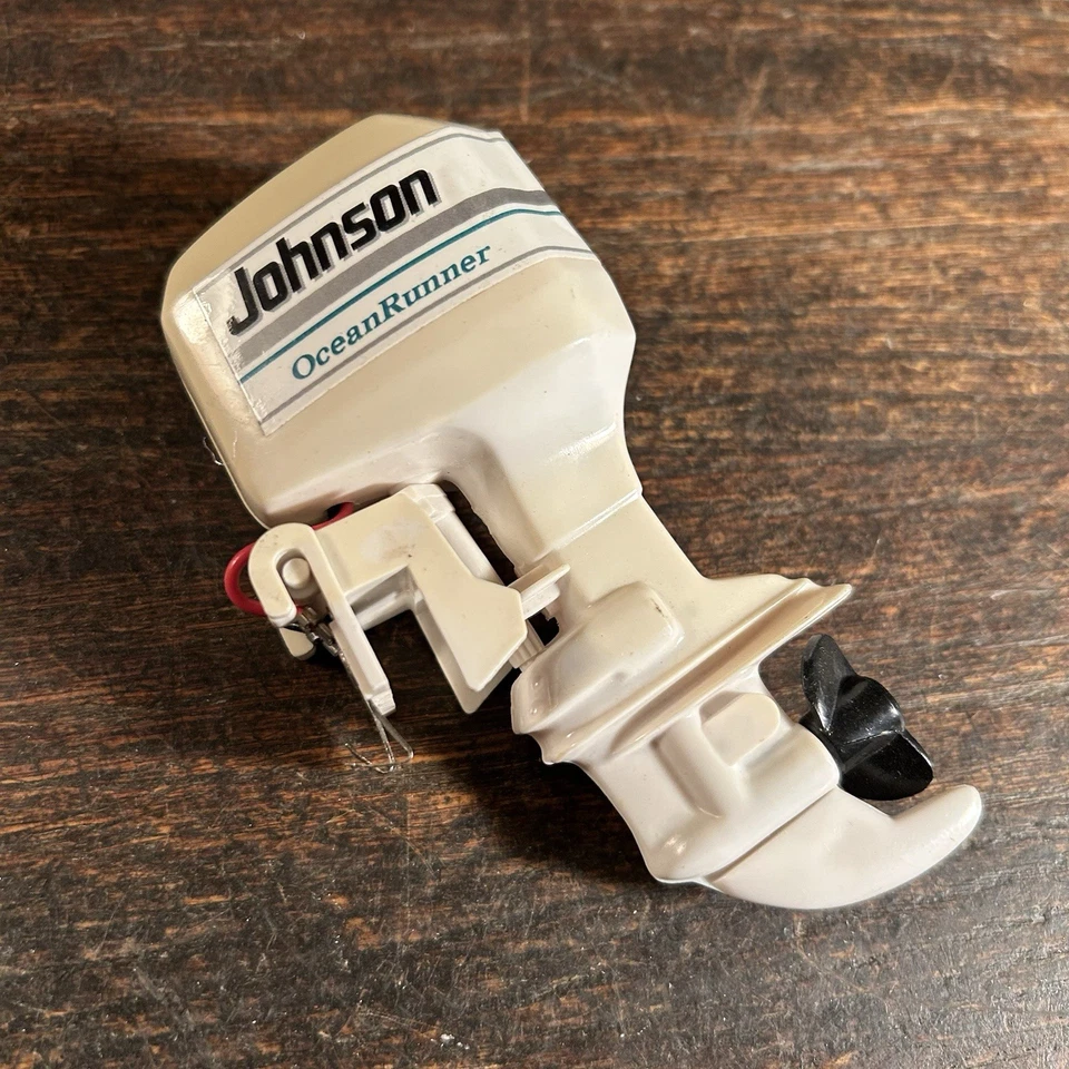 Vintage Mini Johnson 225 Ocean Runner Toy Battery Powered Outboard Boat Motor - Image 1 of 4