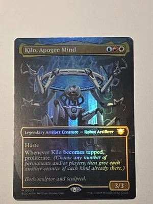 Kilo, Apogee Mind (Borderless) Commander: Edge of Eternities #3 NM Foil - Image 1 of 2