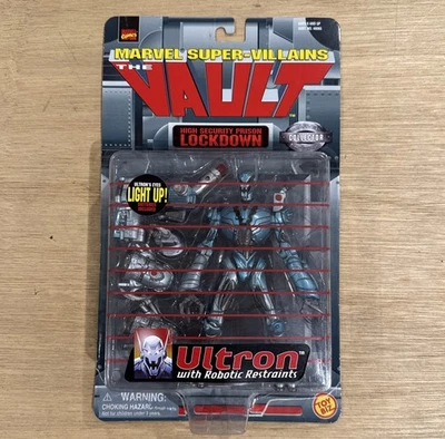 The Vault - Ultron 1998 con restricciones robóticas Marvel Super-Villains - Toy Biz Foto 1 de 4