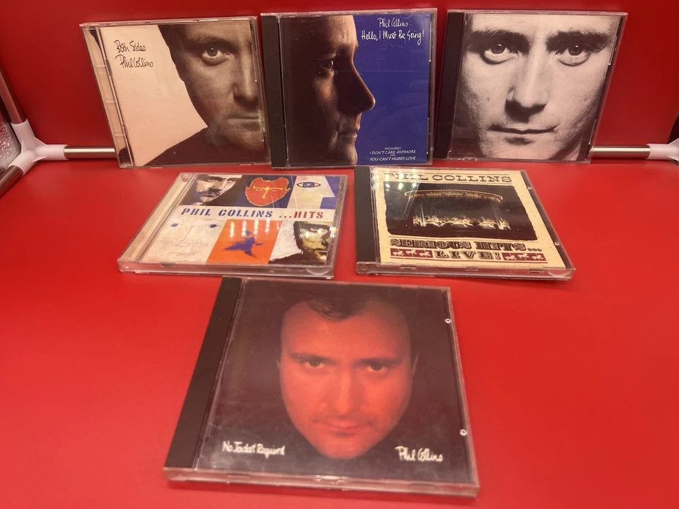 Phil Collins Lot Of 6 Cds——Classic Rock/80’s Pop Music  Foto 1 de 3