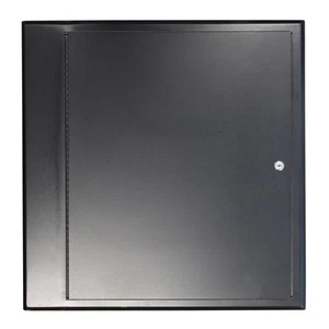 ATLAS SOUNDOLIER EMPOTRADO INCLINABLE A/V EQUIPO RACK, 24 PULGADAS, NEGRO - Imagen 1 de 3