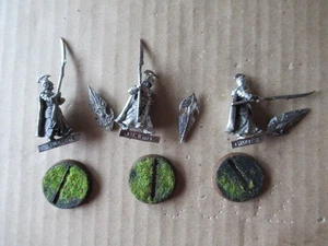 GW Herr der Ringe - 3 Hochelben - entfärbt - Zinn - - Bild 1 von 1