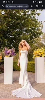 Stella York Wedding Dress, Size 10, Style 7138, New, Unaltered - Image 1 of 3