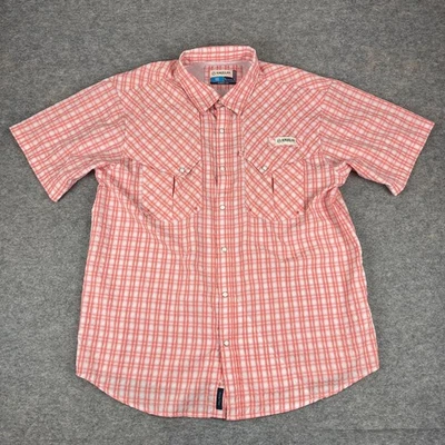 Magellan Fish Gear Pearl Snap Shirt Plaid Classic Fit  Pockets Mens Large L - Image 1 of 4