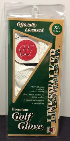 NEW Wisconsin Badgers Linkswalker XL Golf Glove Cover
