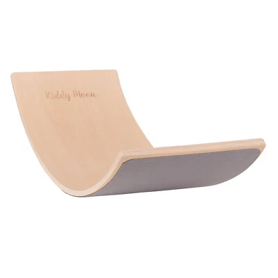KiddyMoon Balance Board Aus Holz Für Kinder, Babys Spielzeug, Natürlich