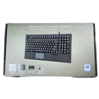 Adesso EasyTouch 425 Rackmount Touchpad Keyboard AKB-425UB - Image 1 of 4