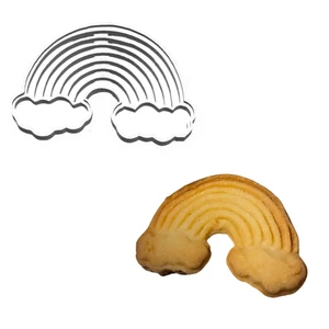 Rainbow Cookie Cutter - Detailed Biscuit Cutter Design for Baking and Crafts, Id - Picture 1 of 9