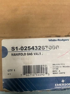 Item 5. S1-02543267000 MANIFOLD GAS VALVE NEW - Picture 1 of 3