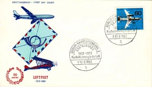 1962 Luftpostbeförderung FDC letter cover - Picture 1 of 2