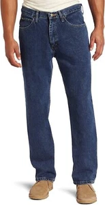 Lee Men's Relaxed Fit Straight Leg Jeans - Picture 1 of 18