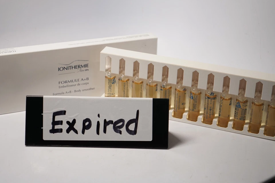 Ampollas de ionitermia EXP 2014 A+B nuevas 12 cápsulas cuerpo suavizante SERP Francia 0046 Foto 1 de 4