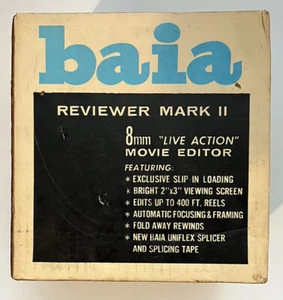 Editor de películas de colección "Live Action" Baia Reviewer Mark II NUEVO EN CAJA - Imagen 1 de 5