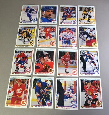 1990-91 Upper Deck NHL Hockey Sports Trading Cards #3 - #258 - Your Choice - Image 1 of 4