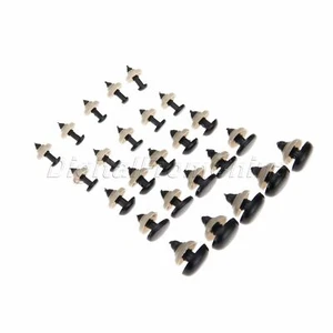 20/40 piezas ojos de seguridad ovalados negros 5*6mm-13*17mm ojos de plástico para juguetes de ganchillo hágalo usted mismo - Imagen 1 de 13