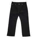 Lee Cooper Black Zip Fly Straight Denim Jeans UK Men's L W34 L30 H734