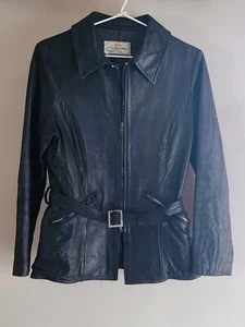 Vintage E. Weiden Womans Leather Jacket Size SMALL - Picture 1 of 5