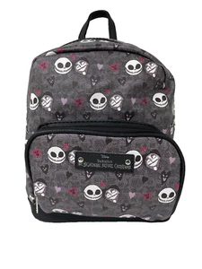 Disney The Nightmare Before Christmas All Over print 10" Mini Deluxe Backpack - Picture 1 of 5