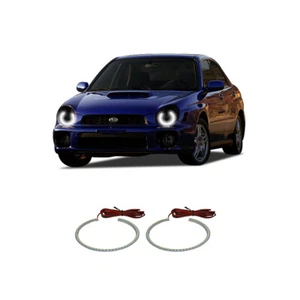Bright White LED Headlight Halo Ring Kit for Subaru Impreza 02-03 - Picture 1 of 2