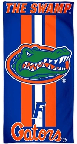 New NCAA Florida Gators " The Swamp " 30" x 60"  Beach Towel Cover