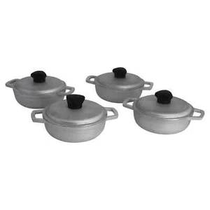 IMUSA 0.5qt Cast Aluminum Mini Caldero 4pc Set NEW - Picture 1 of 5