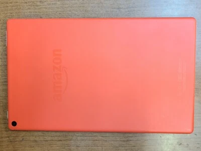 GENUINE AMAZON FIRE HD 10 7TH GEN SL056ZE REAR CAMERA LENS & RED BACK COVER DOOR - Image 1 of 3