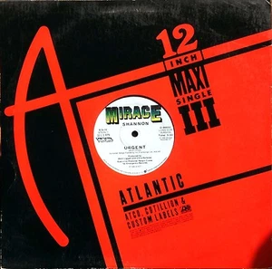 SHANNON URGENT VINYL 12" LP SINGLE 1985 MIRAGE 0-96850 EX+/NM - Imagen 1 de 8