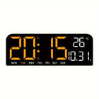 Large Digital Wall Clock Temperature Date Week Timing Countdown Auto Dimmable 4