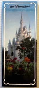 Vintage 1978 Disney World Vacationer's Guide and Fold Out Map 14.5" x 18" - Picture 1 of 5