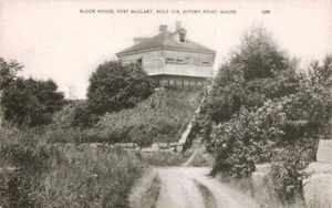 Postcard Maine Kittery Point Block House Fort McClary York County 1907-15 Unused - Picture 1 of 1