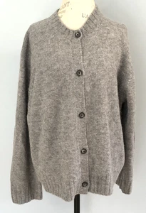 Everlane Women's Alpaca Blend Sweater Cardigan Size XXL NWT Heather Grey NEW - Picture 1 of 8